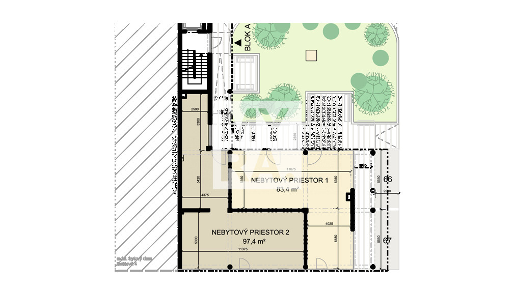Nebytový priestor v Rezidencii Centrum 83,4 m2