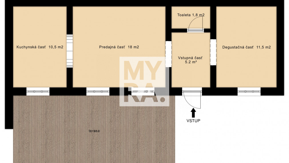 PREDAJ / Úspešný frančízový koncept talianskej predajne a bistra - Perfetto, ul. Hlavná, Prešov