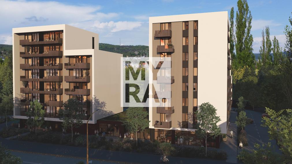 Obchodný priestor, 107m2, Komplex Ipeľská, Novostavba