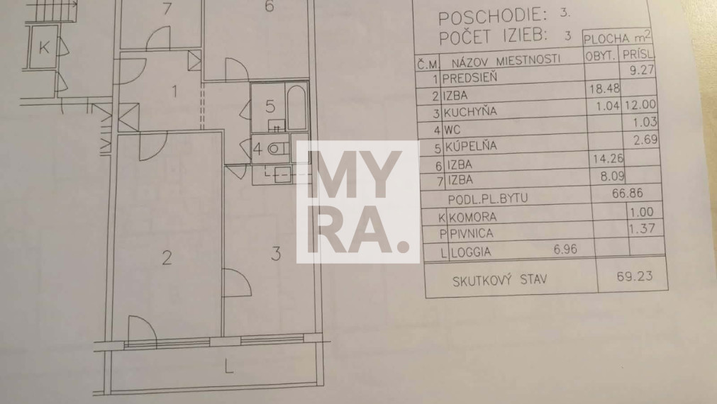 REZERVOVANÝ - 3. izb. byt na najlepšej adrese