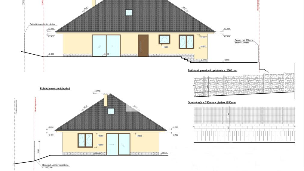 Novostavba 4-izbového bungalovu – ul. Kvetná, Prešov