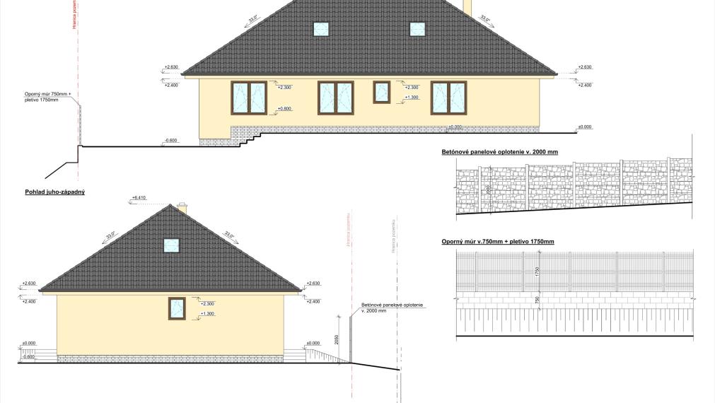 Novostavba 4-izbového bungalovu – ul. Kvetná, Prešov