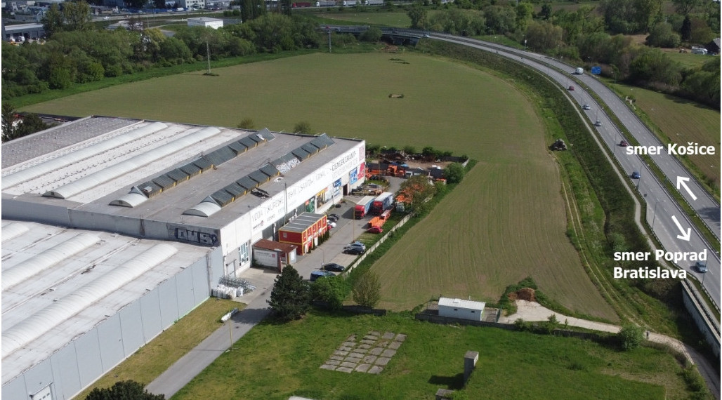 Pozemok v komerčnej zóne na predaj, Prešov